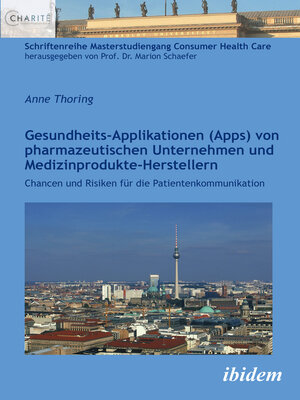 cover image of Gesundheits-Applikationen (Apps) von pharmazeutischen Unternehmen und Medizinprodukte-Herstellern